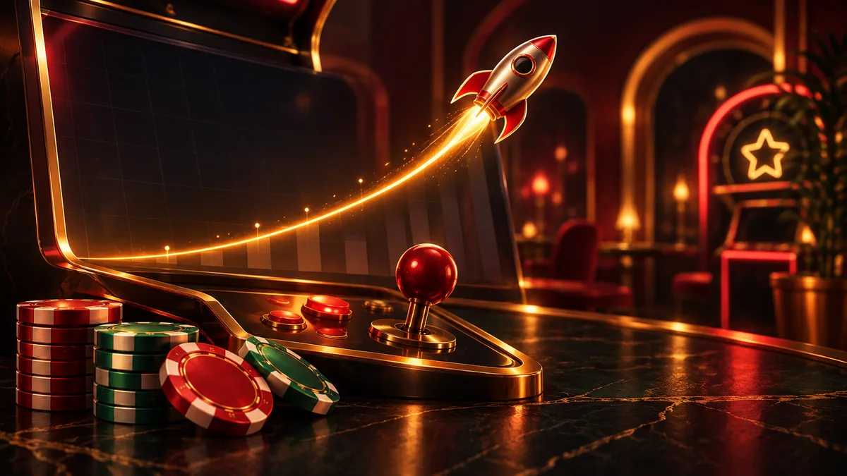 Crash & arcade games casino game illustration